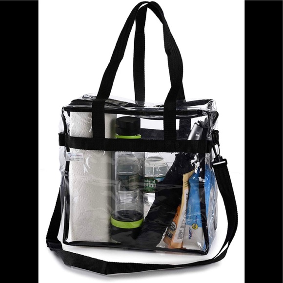 12x12x6 clear stadium bag